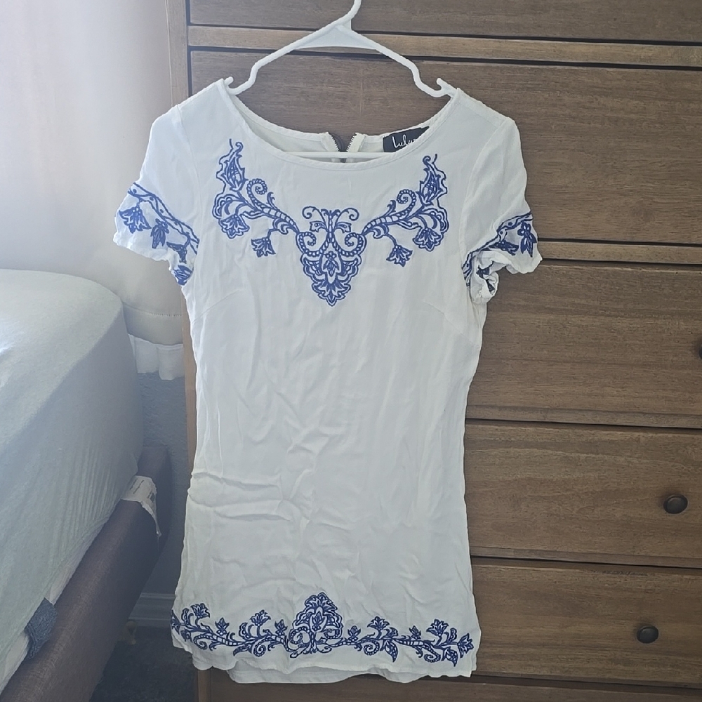Lulu's Tale to Tell Embroidered Dress